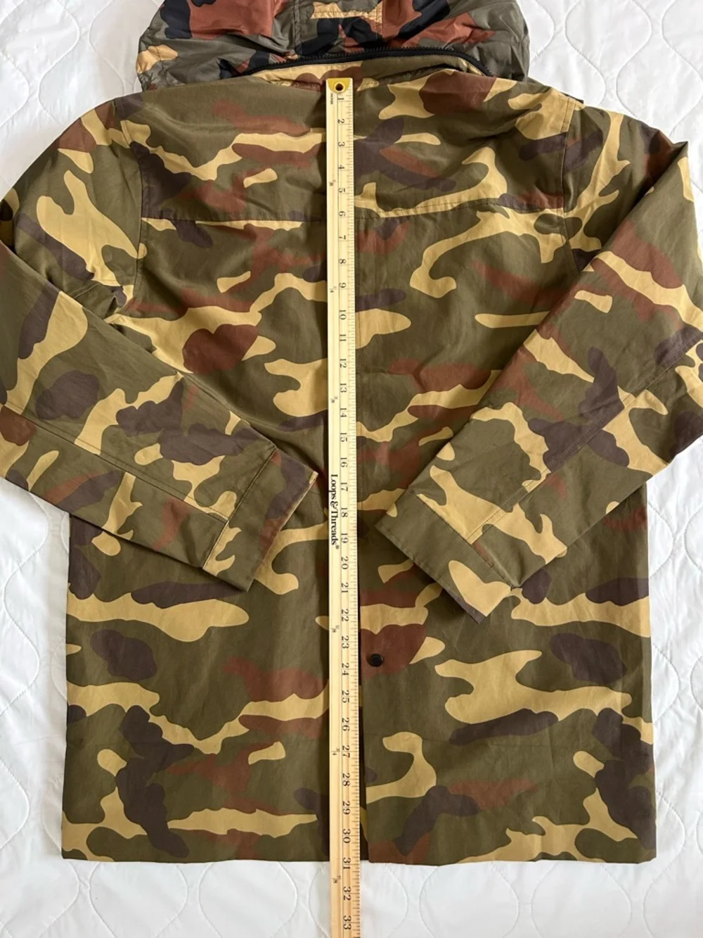 Herschel Supply Company Men's Camo Field Jacket in Olive, Khaki, Brown - Picture 7 of 7